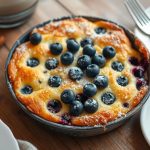 Blueberry Cottage Cheese Breakfast Bake