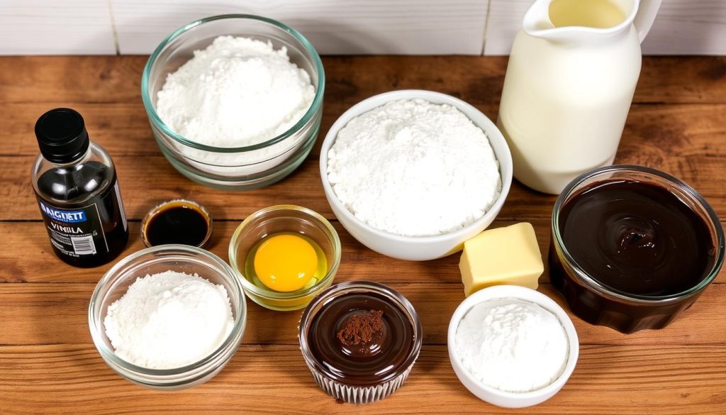 Boston Cream Cupcake Ingredients