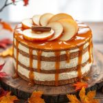 Caramel Apple Cheesecake Cake