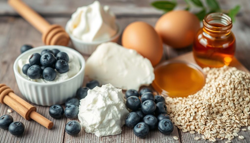 Cottage Cheese Breakfast Bake Ingredients