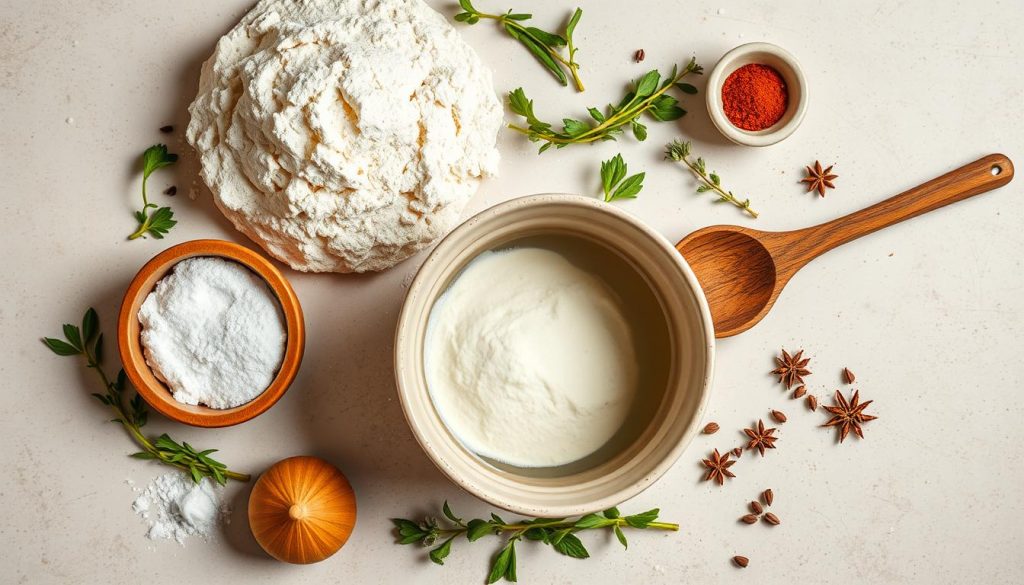 Stovetop Bread Ingredients